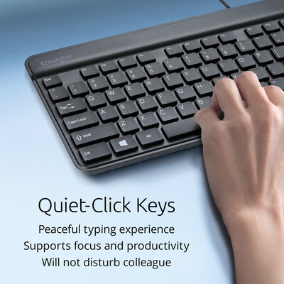 Kensington KB201 Simple Solutions Wired Keyboard(K75453TAA)