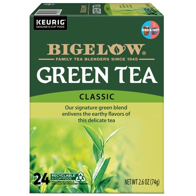 Bigelow Classic Green Tea, Keurig® K-Cup® Pods, 24/Box (5000363992)
