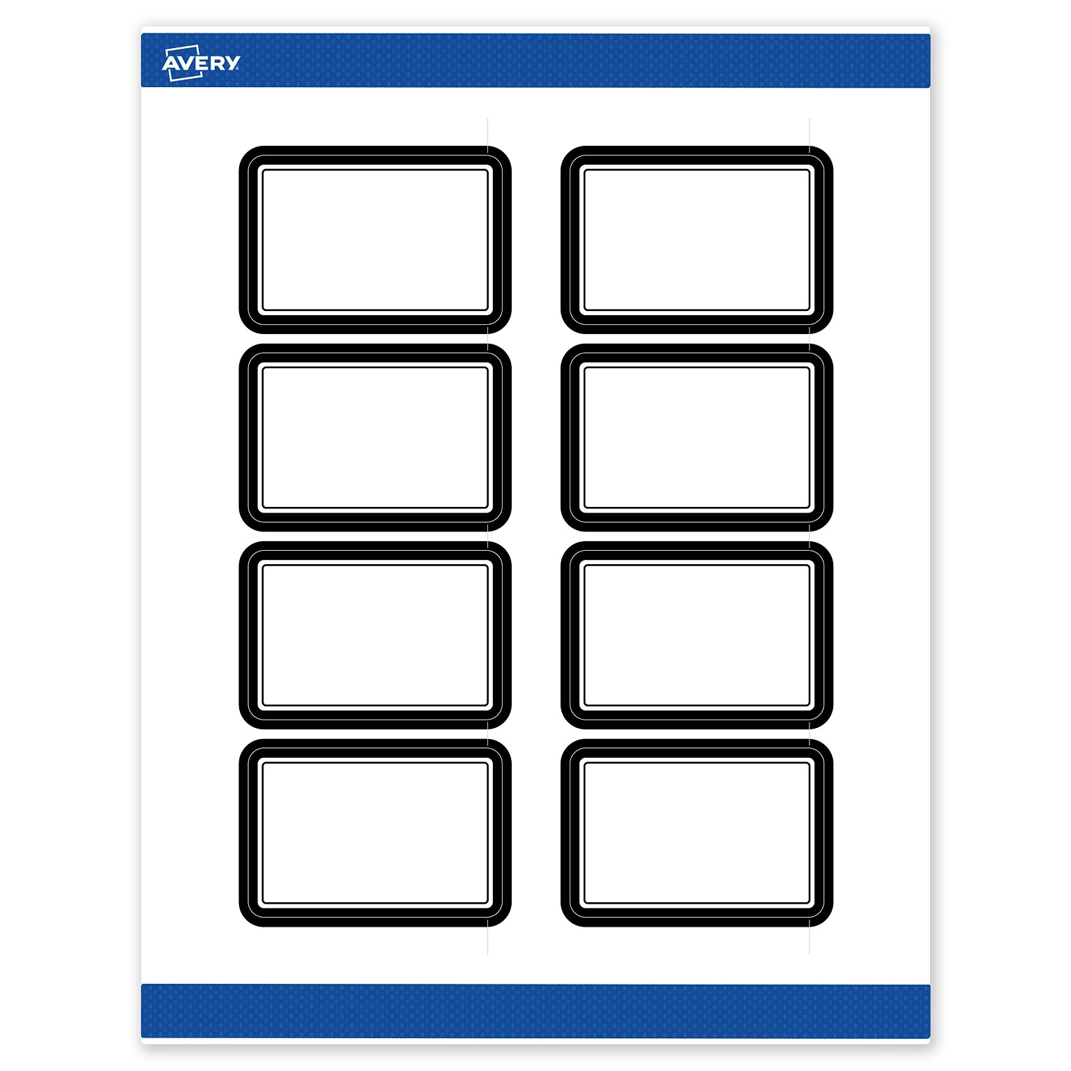 Avery Laser/Inkjet Rectangle Multipurpose Labels, 2 x 3, White, 80/Pack (S00DKZ)