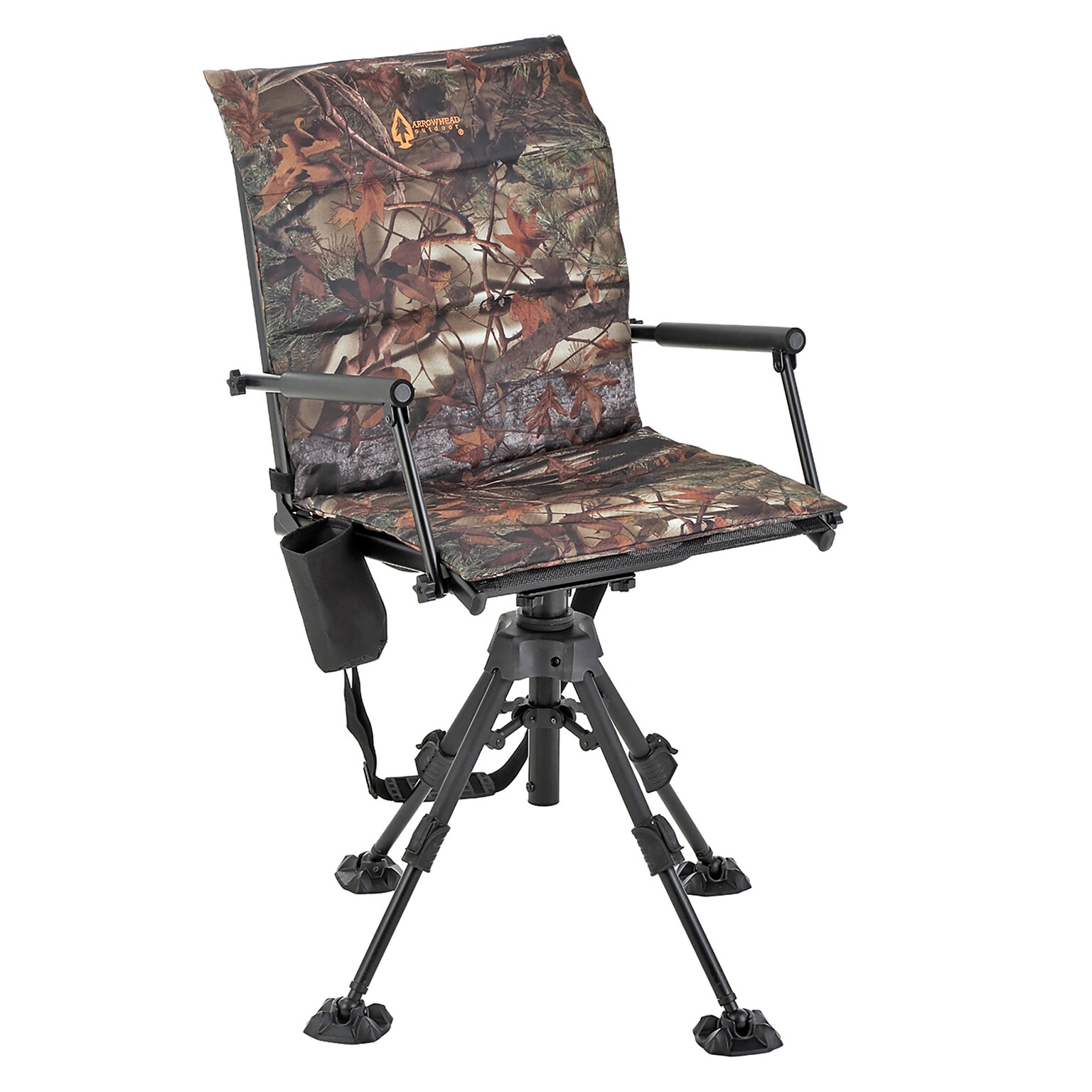 Arrowhead Outdoor Quiet 360°-Swivel Outdoor Chair, Camouflage (TSRTKKS0347U)