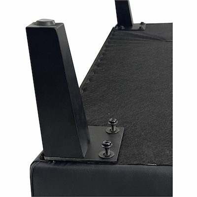Lorell Clarke Series Vinyl Sofa, Black (LLR86950)
