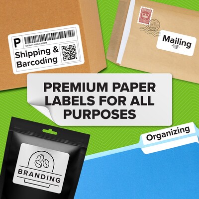 DYMO LabelWriter Large Shipping Labels, 57mm x 104mm, White, 250 Labels/Roll, 24 Rolls/Box (2229752)