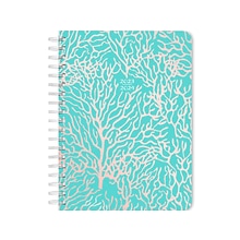 2024 Plato Seaside Currents 6 x 7.75 Academic & Calendar Weekly Planner, Paperboard Cover, Blue/Pi