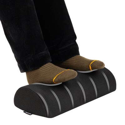 Mind Reader Ergonomic Foot Rest, Black (FTFOAM-BLK)
