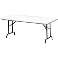 29x96x30 Lt. Grey/Black Folding Table