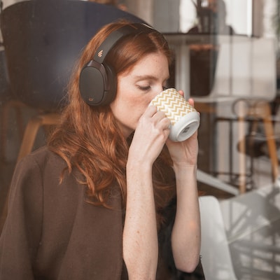 Edifier Wireless Active Noise Canceling Folding Over-Ear Headphones, Bluetooth, Black (WH950NB)