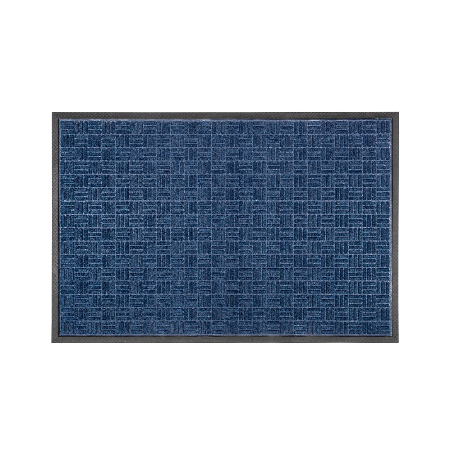Floortex Doortex Ribmat Indoor / Outdoor Entrance Mat, 60 x 36, Blue (NREMFLLV0108)
