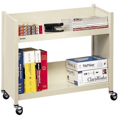 Bretford® Single-Sided Book Trucks; 2-Shelf, Aluminum
