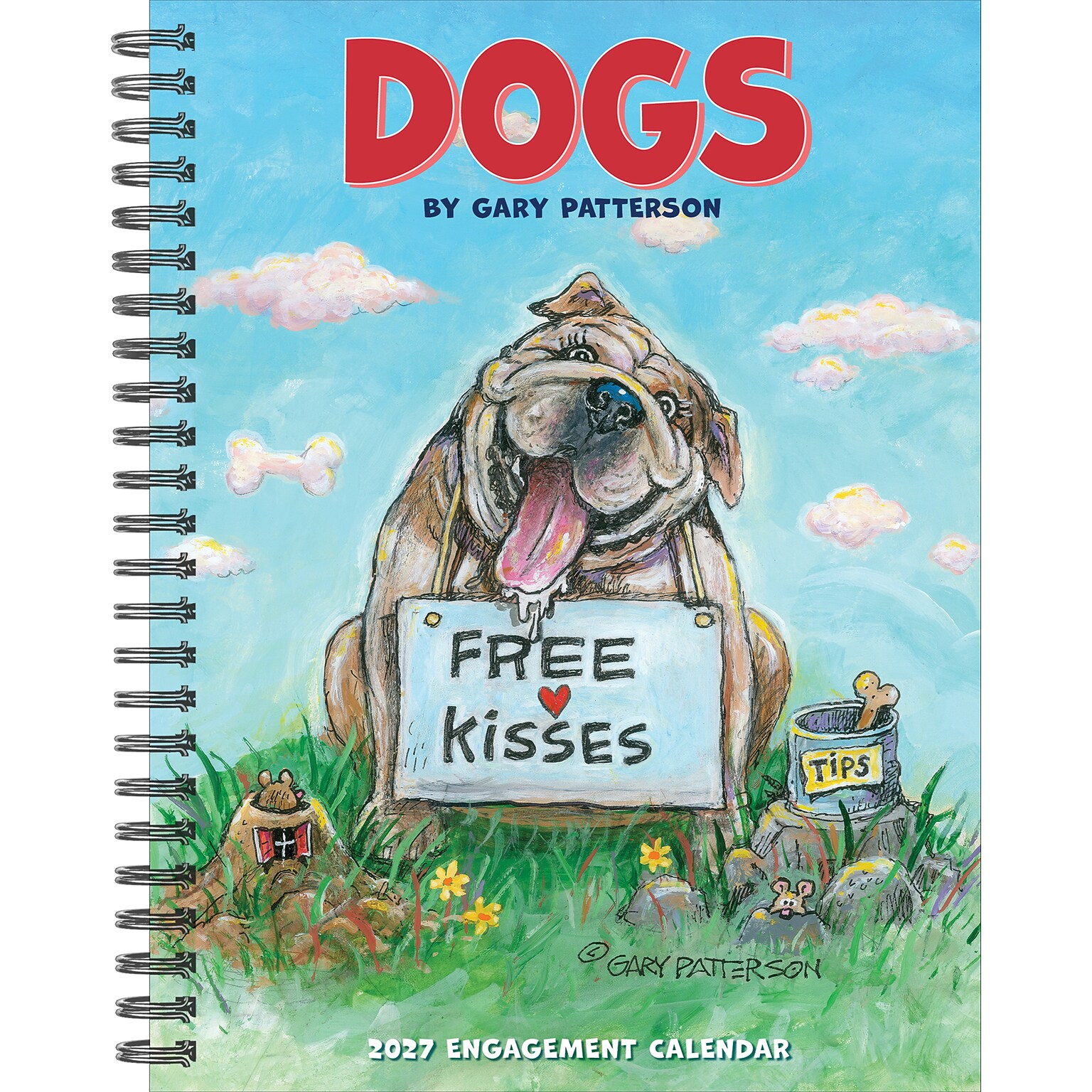 2027 Willow Creek Dogs by Gary Patterson 6.5 x 8.5 Weekly & Monthly Desk Calendar (64399)
