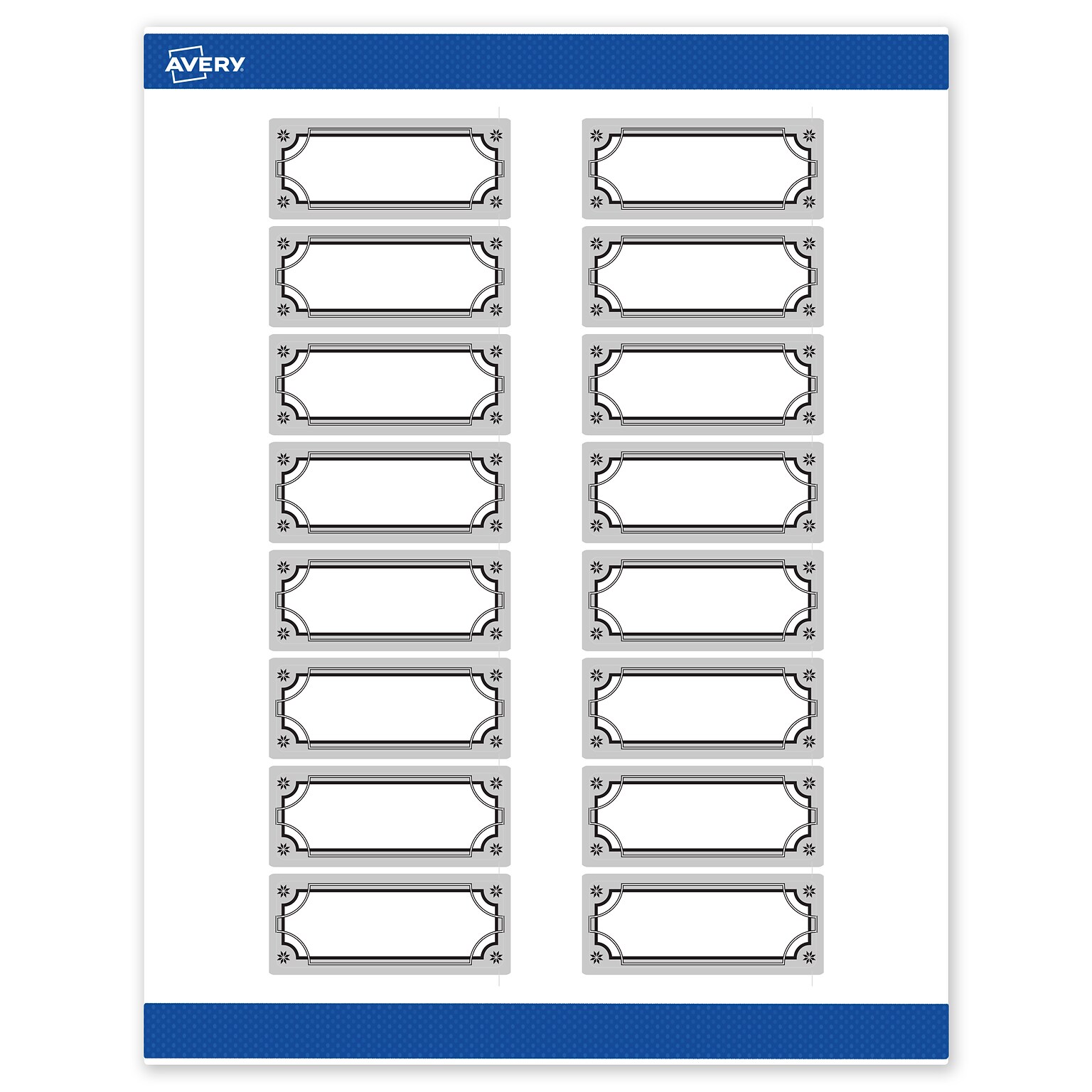 Avery Rectangle Multipurpose Labels, 1 x 2-5/8, White, 160/Pack (19479370596)