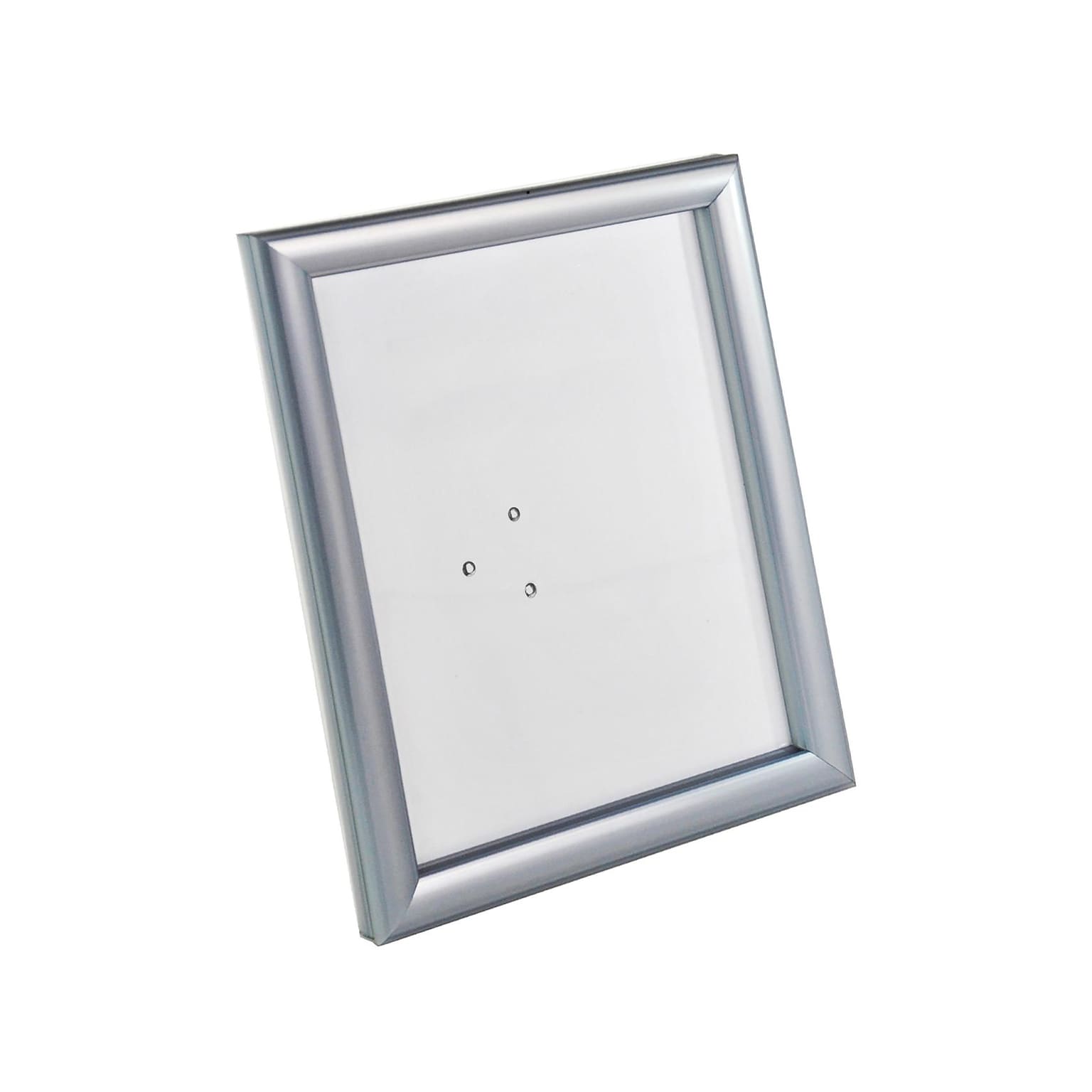 Azar Counter Snap Sign Holder, 8.5 x 11, Silver Plastic Frame, 4/Pack (300332-SLV-4PK)