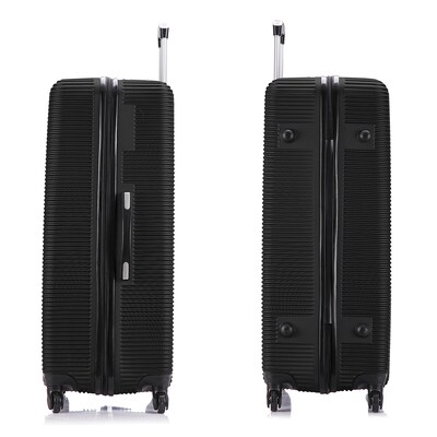 InUSA Royal 32" Hardside Suitcase, 4-Wheeled Spinner, TSA Checkpoint Friendly, Black (IUROY00XL-BLK)