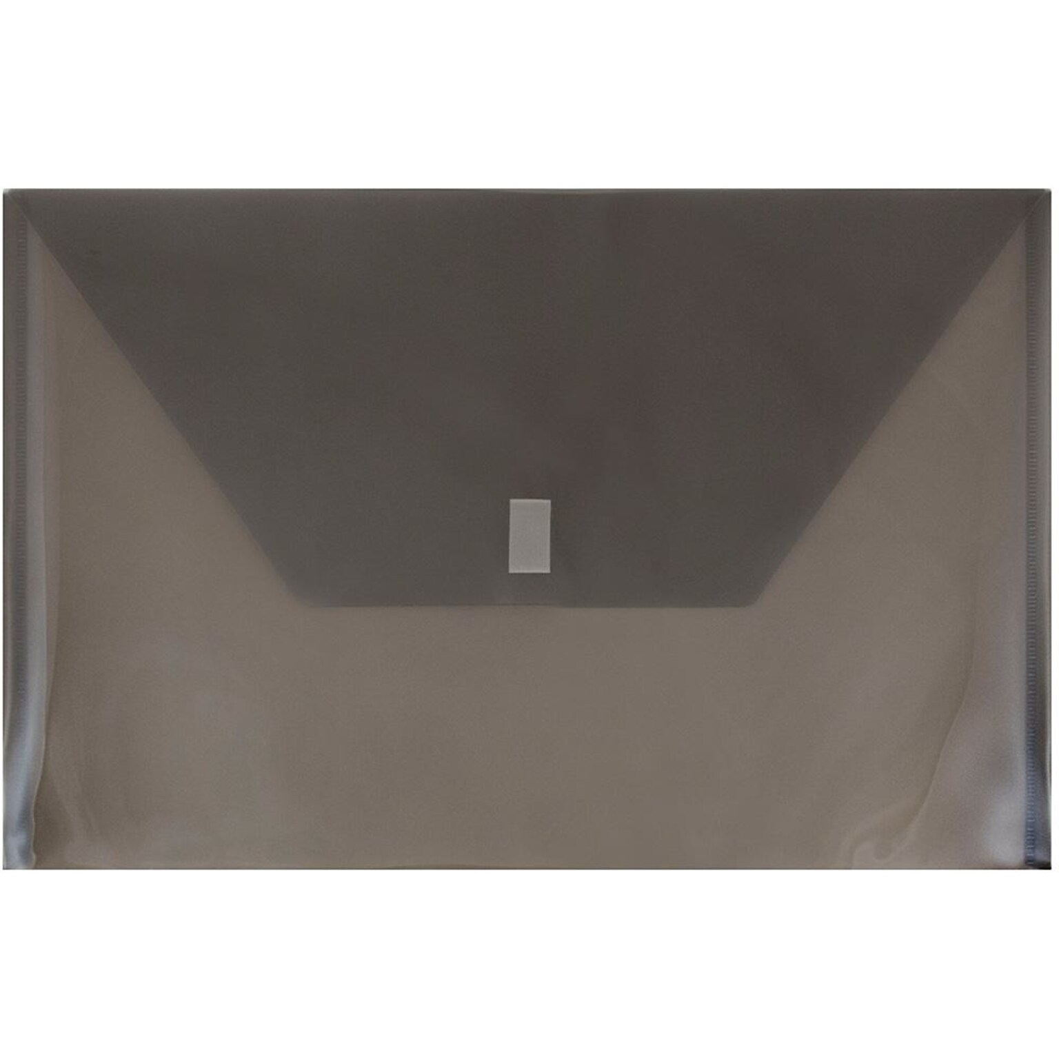 JAM Paper Premium Plastic Document File, Legal, Gray, 3/Pack (219V0SMX3)