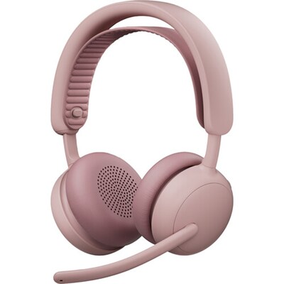 Logitech Zone Wireless 2 ES USB-C Bluetooth Stereo Phone & Computer Headset, MT Certified, Rose (981-001519)
