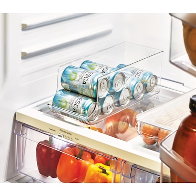iDESIGN Soda Can Refrigerator Bins, Clear, 3/Set (27896M3)