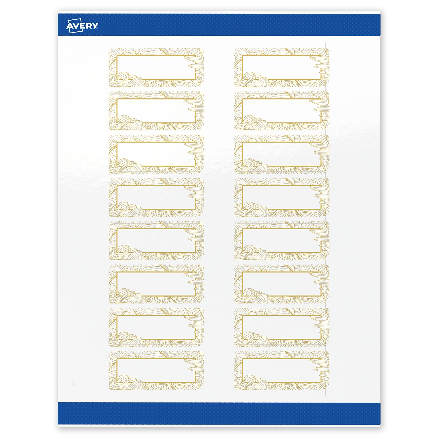 Avery Laser/Inkjet Rectangle Multipurpose Labels, 1 x 2-5/8, White, 160/Pack (S00-EVV)