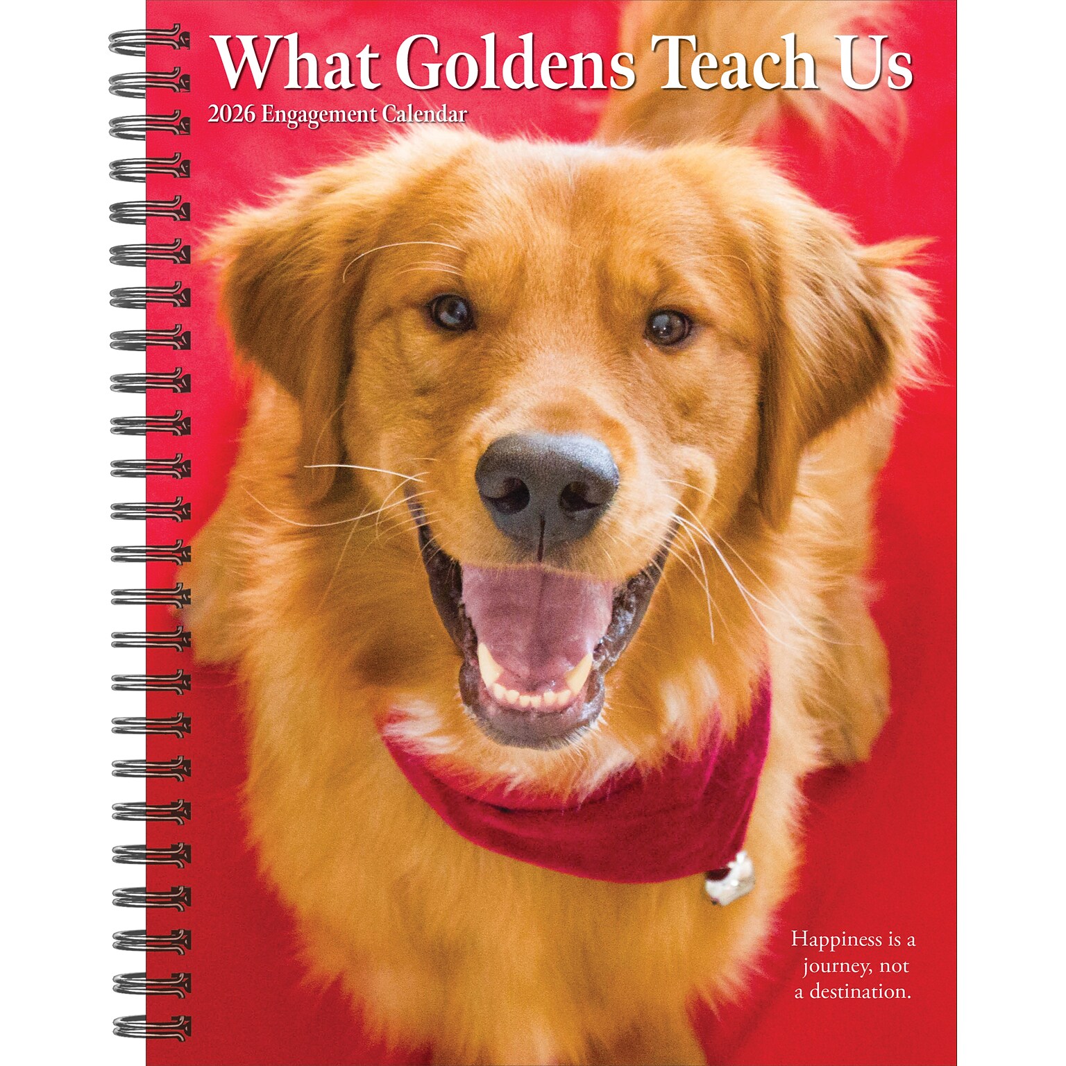 2026 Willow Creek What Goldens Teach Us 6.5 x 8.5 Daily & Monthly Personal Organizer (54680)