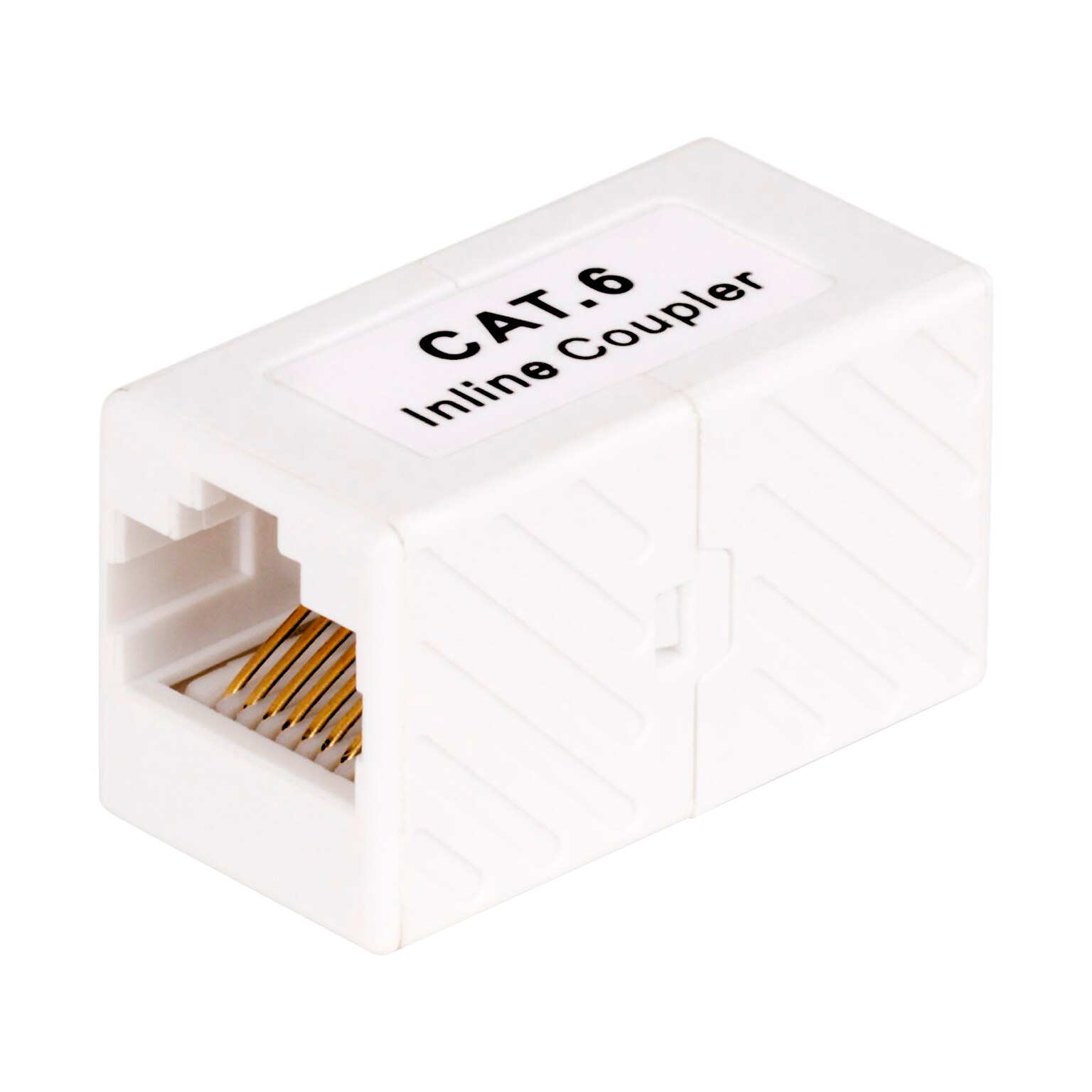StarTech RJ45 Coupler to Inline Cat6 Coupler, Female to Female, White (IN-CAT6-COUPLER-U1)