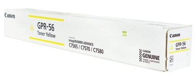 Canon GPR-56 Yellow Standard Yield Toner Cartridge, Prints Up to 62,500 Pages (1001C003)
