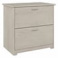 Bush Furniture Cabot 31"W 2-Drawer Lateral File Cabinet, Letter/Legal, Linen White Oak (WC31180)