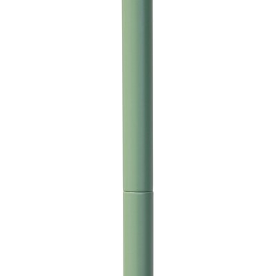 Simple Designs Sleek Essentials 54.5" Metal Floor Lamp with Wire Cage Shade, Sage Green (LF1050-SGE)