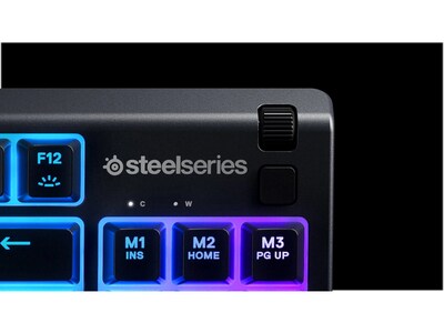 SteelSeries Apex 3 TKL Gaming Keyboard with RGB Lighting, Black (64831)