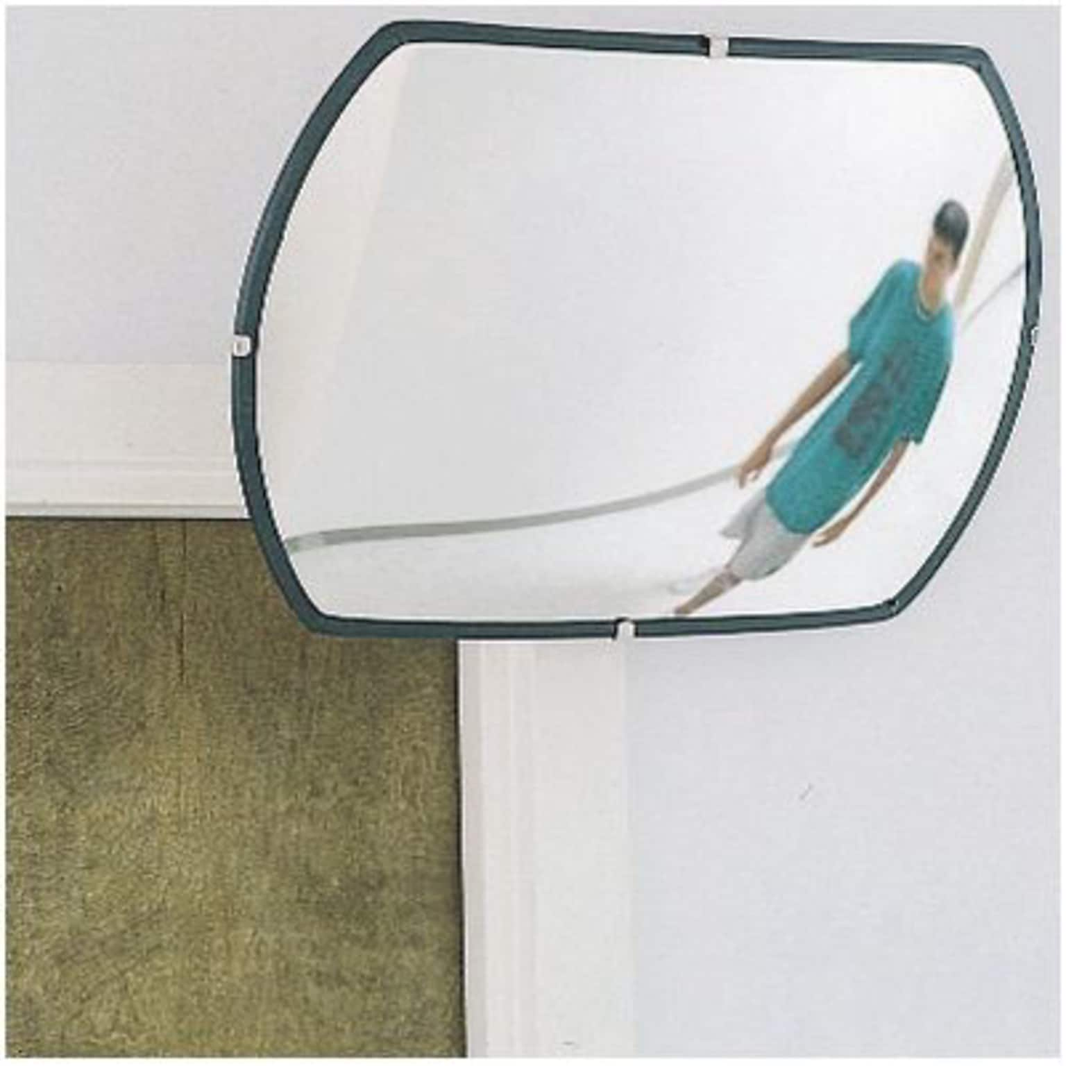 See All® 160 degree Convex Safety/Security Mirror, 18 W x 12 H, 15 sq. ft. Viewing Area