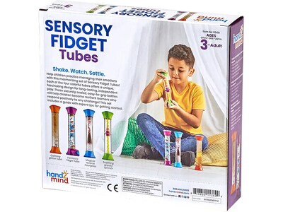 hand2mind Sensory Fidget Tubes, 4/Set (92419)