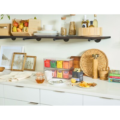 iDESIGN Tea Drawers, Clear, 2/Set (27946M2)