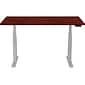Fellowes Cambio 24.75"-50.25"H Adjustable Standing Desk, Mahogany (9788902MHGNY)