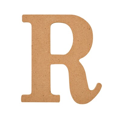 Plaid MDF Letters, 5, Brown Oxide, 12/Pack (PDE63571-12)
