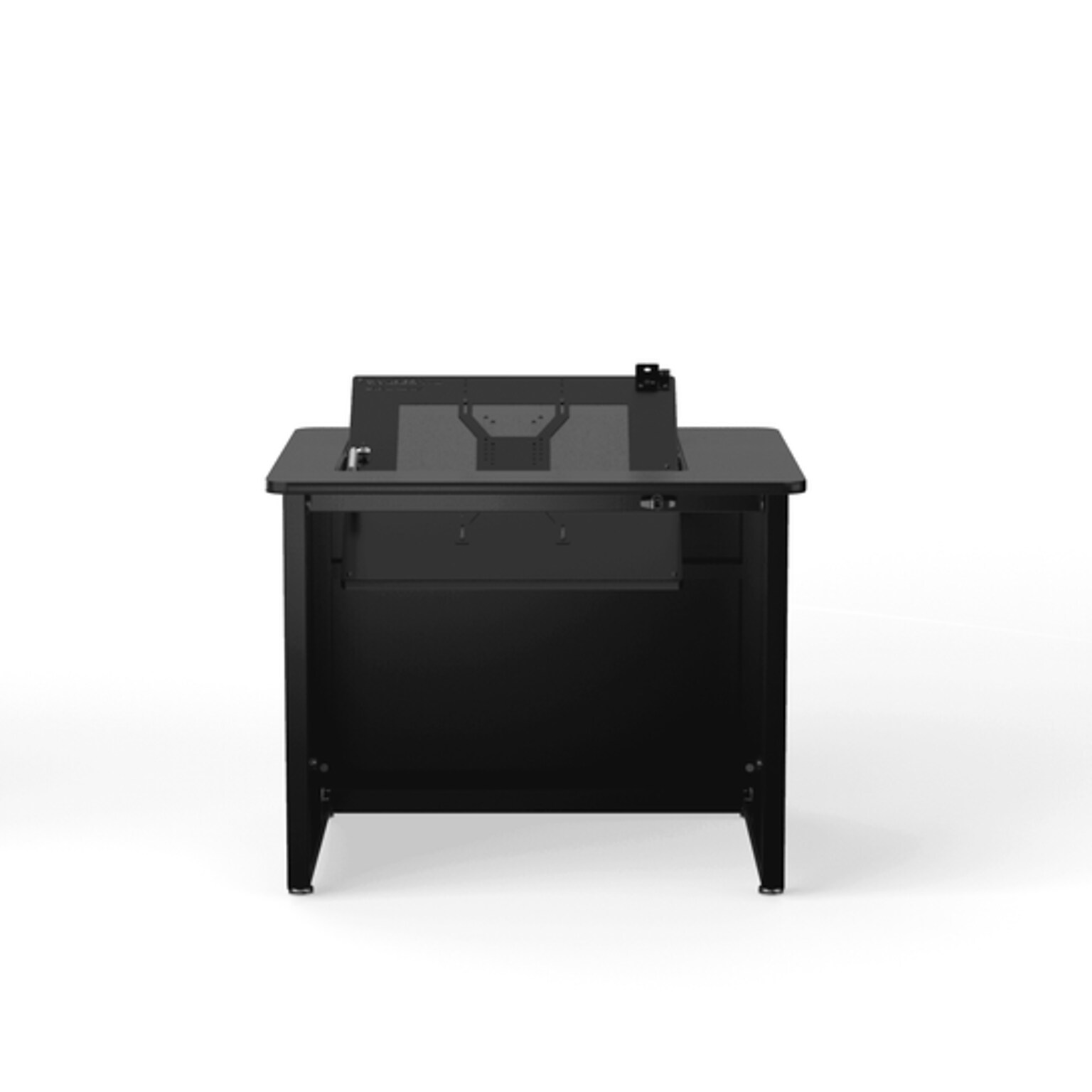 VersaDesk Enclosed Revolution 36W Computer Desk, Black (RSD3630-BB)