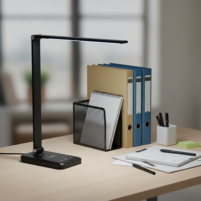 Excello Global Products LED Desk Lamp, 15.5", Black (EGP-DL-09-BLK)
