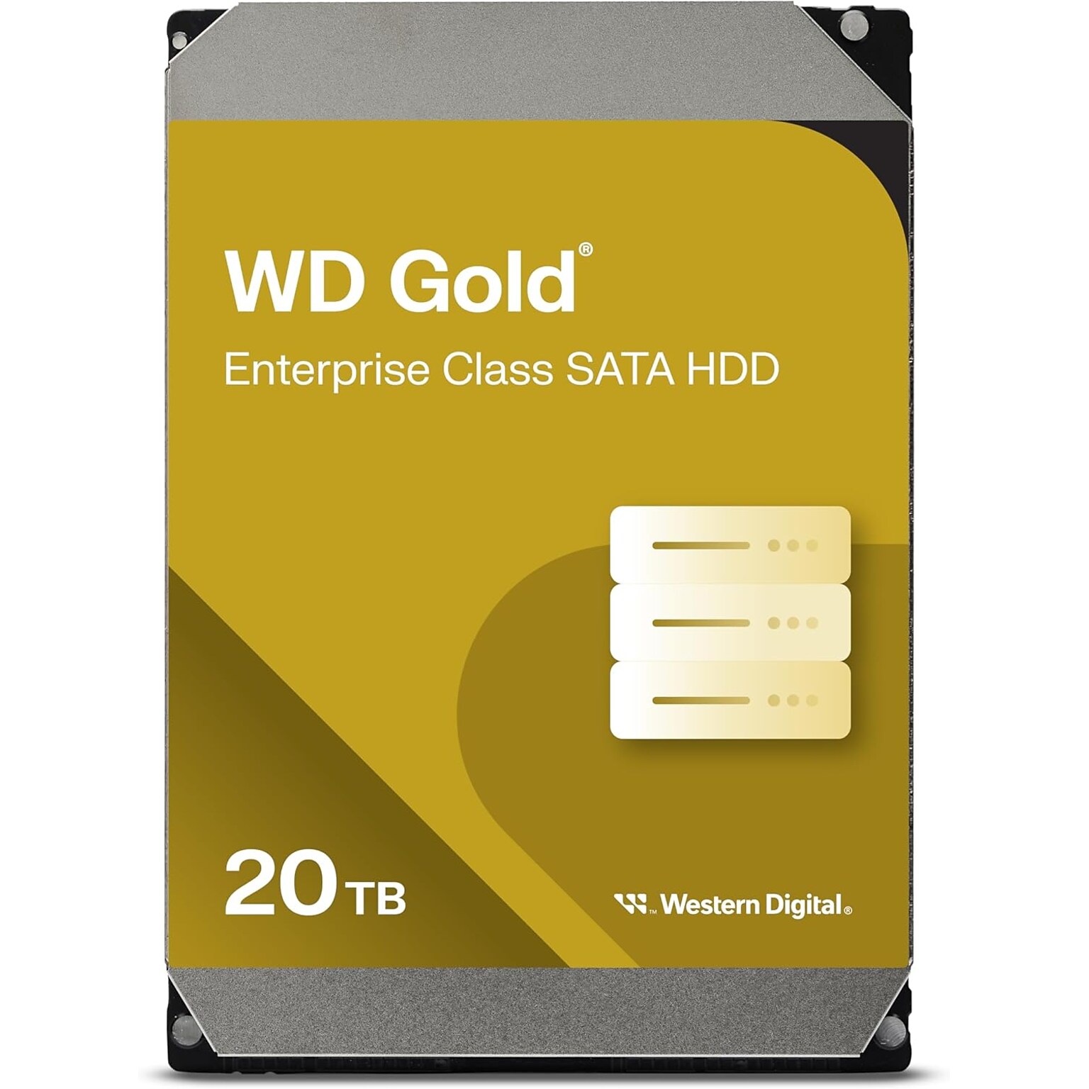 WD Gold 20TB 3.5 SATA Internal Hard Drive (WD203KRYZ 20PK)