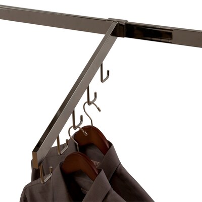 Nahanco Rectangular Tubing 5-Hook Waterfall, Chrome (RH5H)