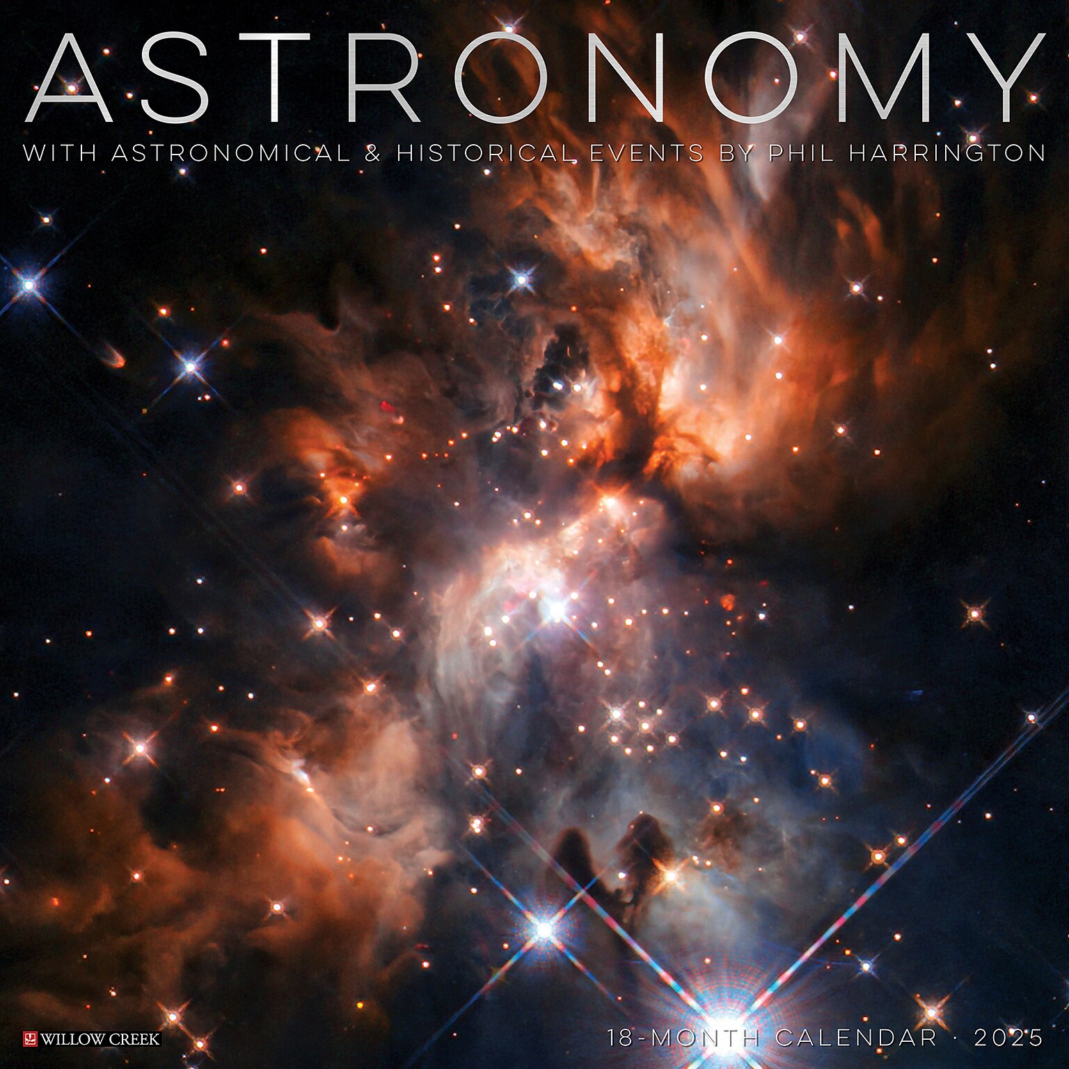 2025 Willow Creek Astronomy 12 x 12 Monthly Wall Calendar (41475)