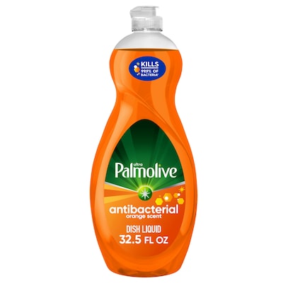 Palmolive Ultra Concentrated Antibacterial Liquid Dish Soap, Orange Scent, 32.5 oz. (US04274A)
