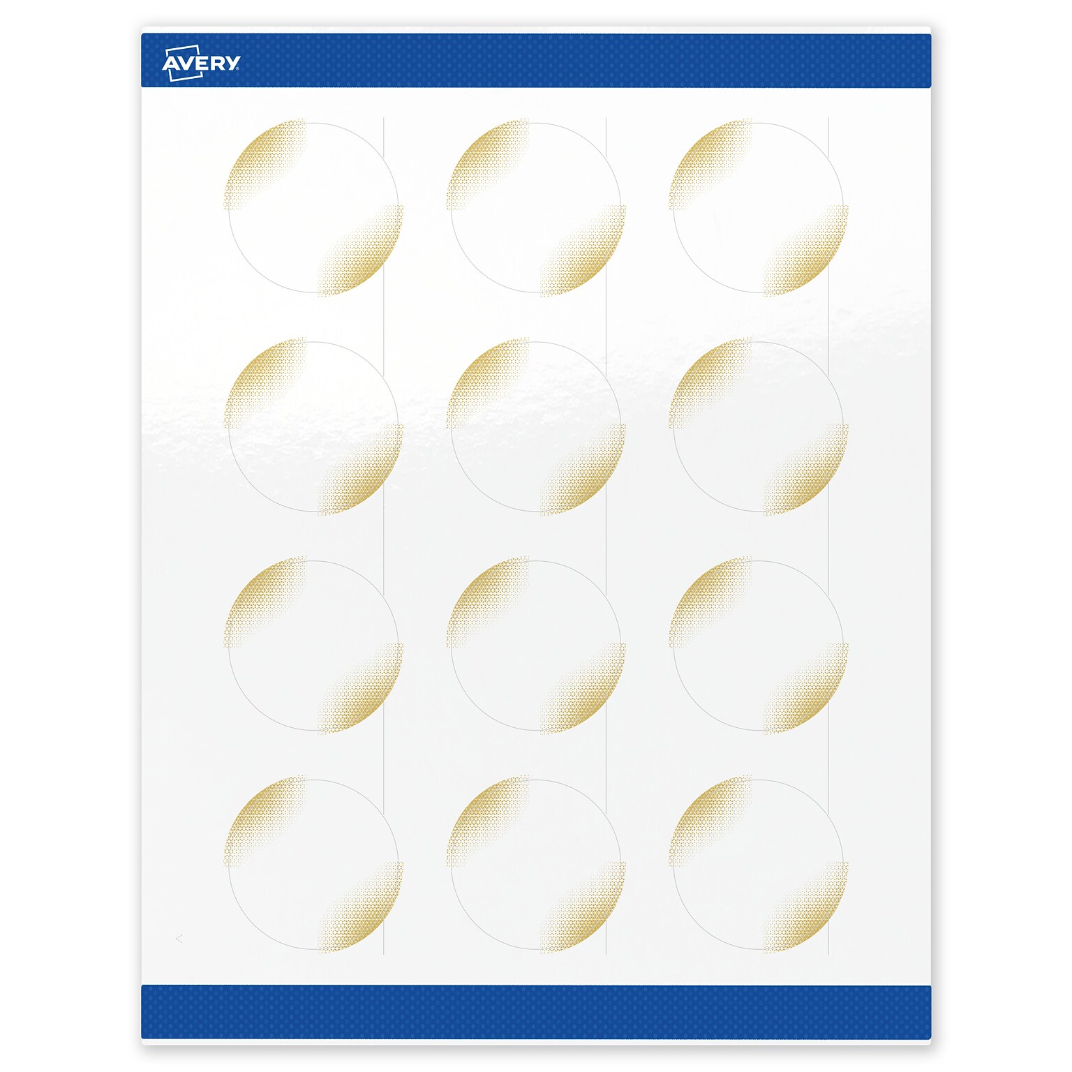 Avery Laser/Inkjet Circle Multipurpose Labels, 2 Dia., White, 120/Pack (S00-EWE)