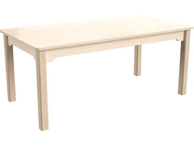 Flash Furniture Bright Beginnings Hercules Rectangular Table, 47.25 x 23.5, Beech (MK-ME088011-GG)