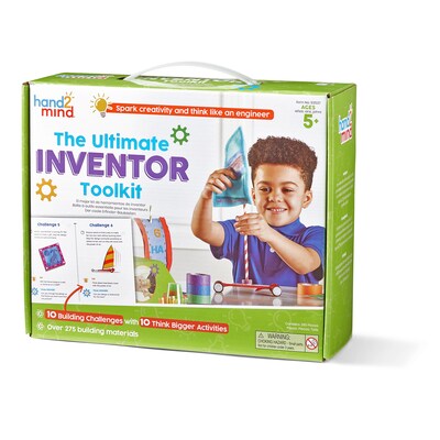Hand2Mind The Ultimate Inventor Toolkit, 275 Pieces (HTM93537)