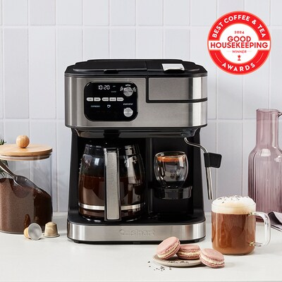 Cuisinart Barista Bar 4-in-1 12-Cups Automatic Coffee Maker, Black (SS4N1NAS)