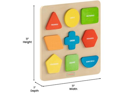 Flash Furniture Bright Beginnings STEM Sorting Shapes and Colors Puzzle Board (MK-MK00576-GG)