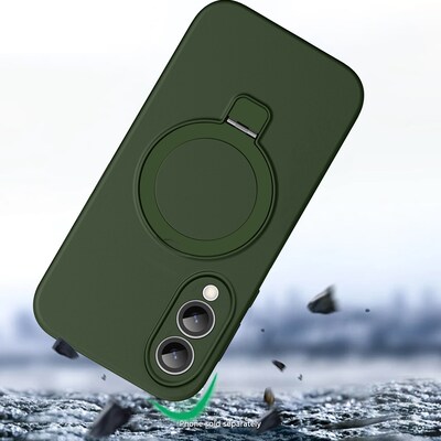 SaharaCase Venture Series MagSafe Phone Case for Samsung Galaxy S25 Edge, Shock Absorbing, Cactus Green (CP00832)