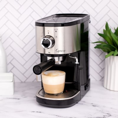 Capresso 2-Cups Pump/Automatic Espresso Machine, Silver (120.05)