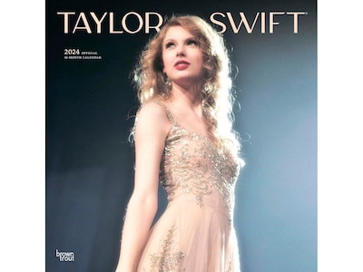 2024 BrownTrout Taylor Swift 12 x 24 Monthly Wall Calendar (9781975466381)