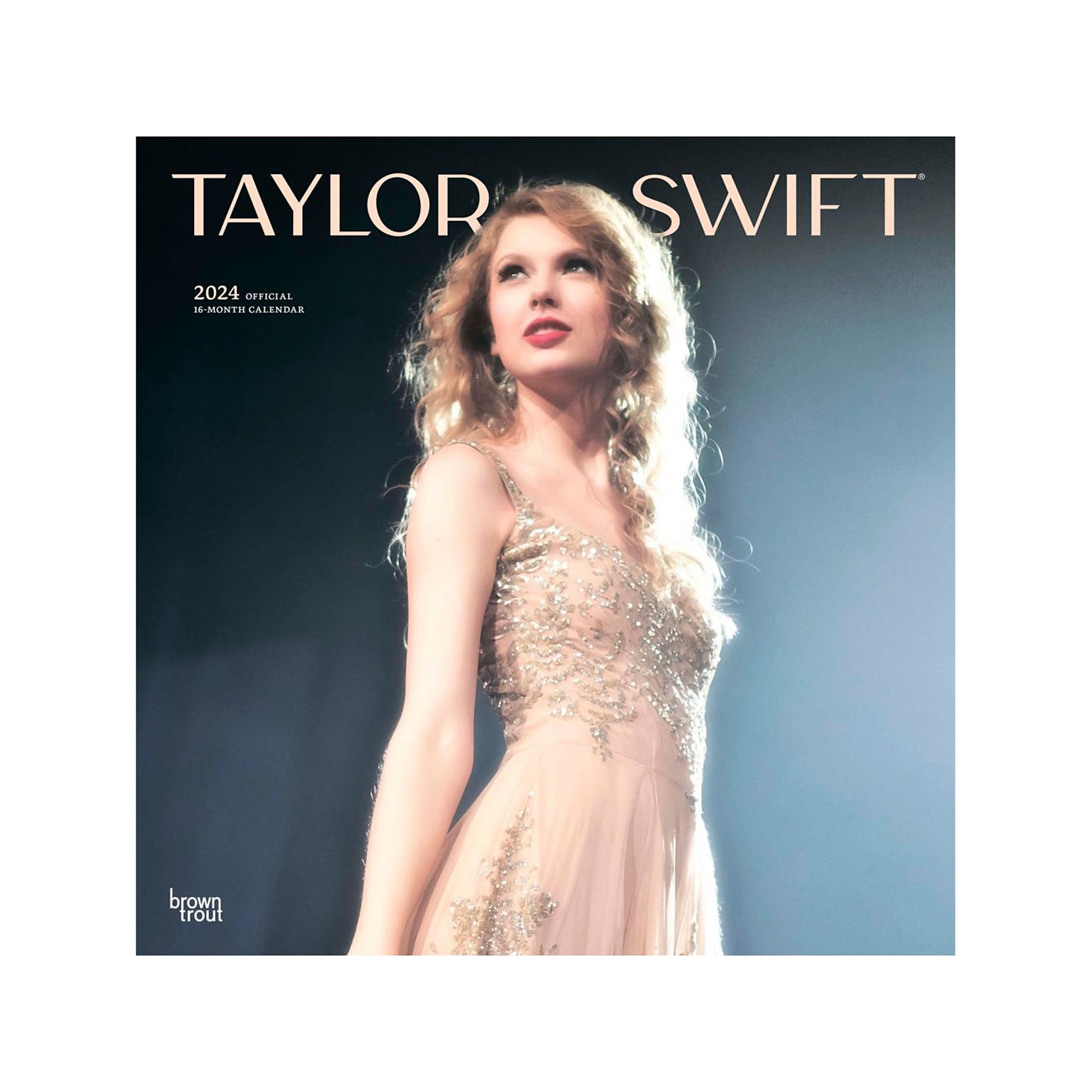 2024 BrownTrout Taylor Swift 12 x 24 Monthly Wall Calendar (9781975466381)