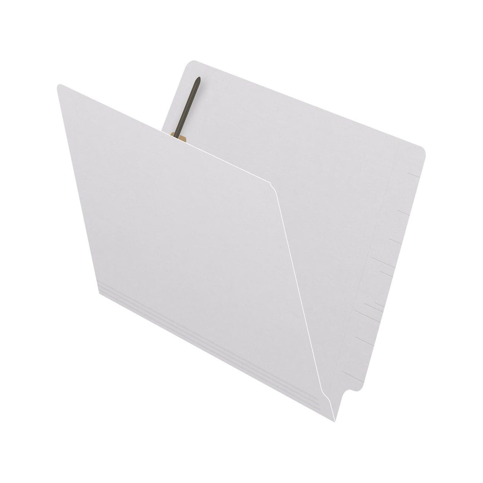 Medical Arts Press Reinforced End Tab File Folder, Straight Cut, Letter-Size, White, 50/Box (S-01602-WHT)