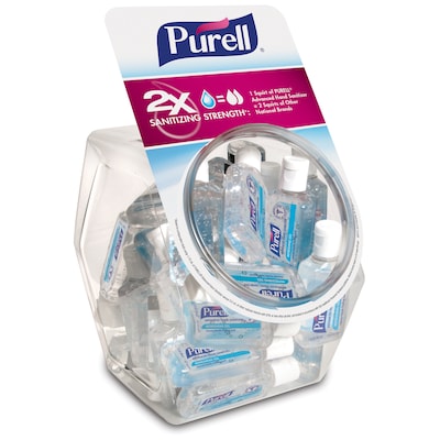 PURELL Advanced Gel Hand Sanitizer, Clean Scent, 1 oz., 36/Carton (3901-36-BWL)