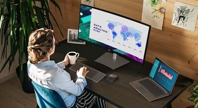 Dell 34.14 Curved LED Monitor, Black (P3421WM)