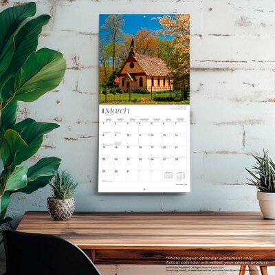 2026 BrownTrout Volunteer State Tennessee Places 12" x 12" Monthly Wall Calendar (9798330706174)